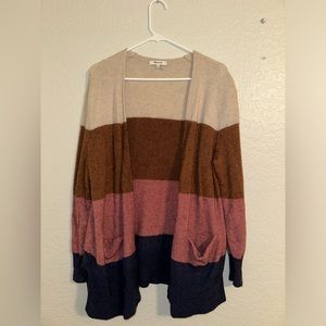 Madewell Long Merino Wool Striped Sweater